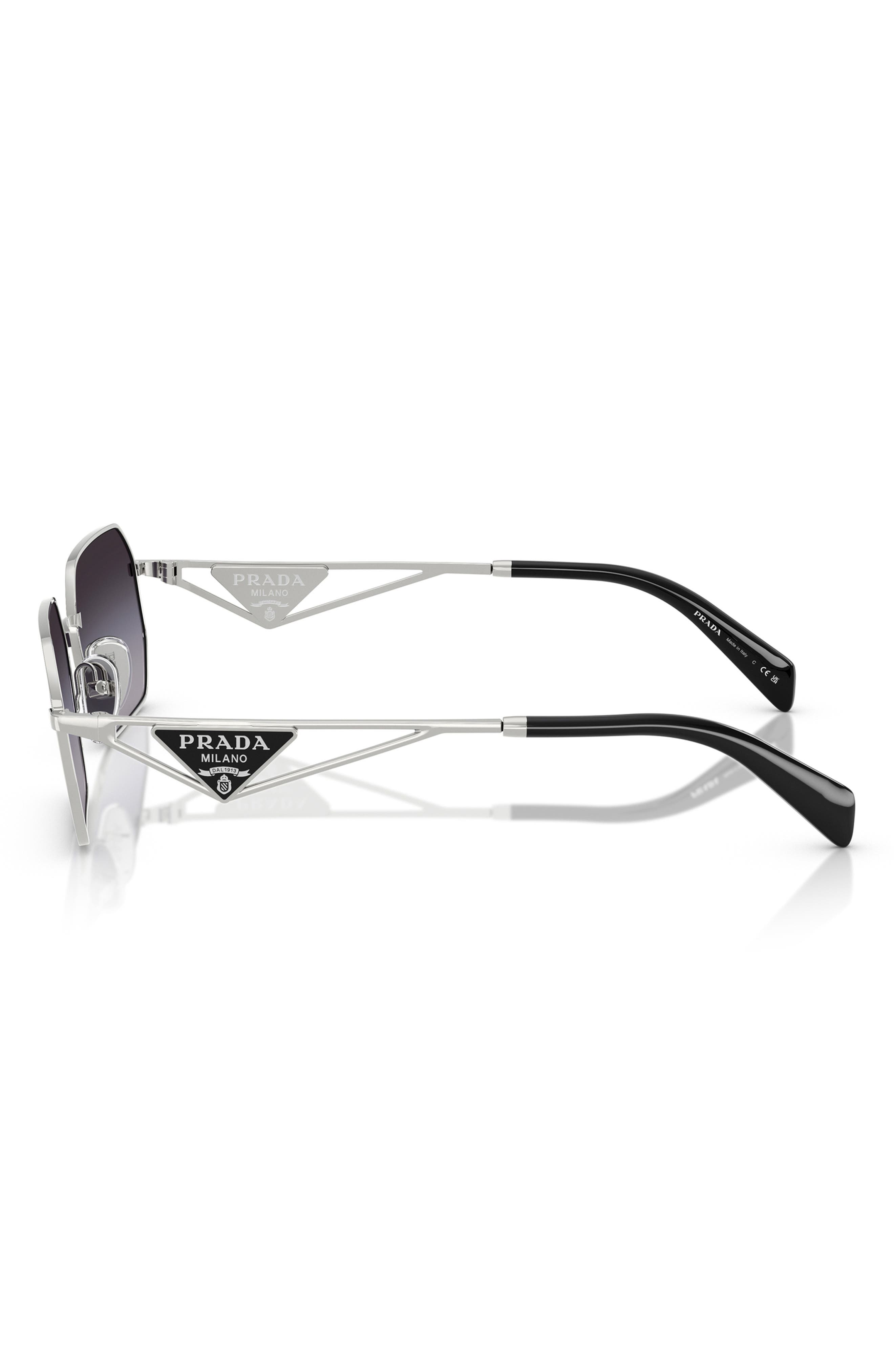 PRADA　プラダ 58mm Gradient Rectangular Sunglasses (Women) | Nordstrom