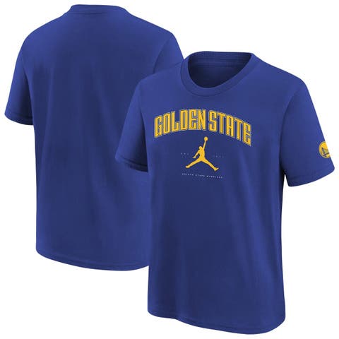 Youth Jordan Brand Royal Golden State Warriors Essential Cities T-Shirt