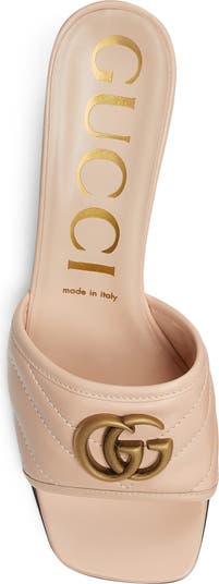 Gucci GG Chevron Matelassé Slide Sandal (Women) Nordstrom