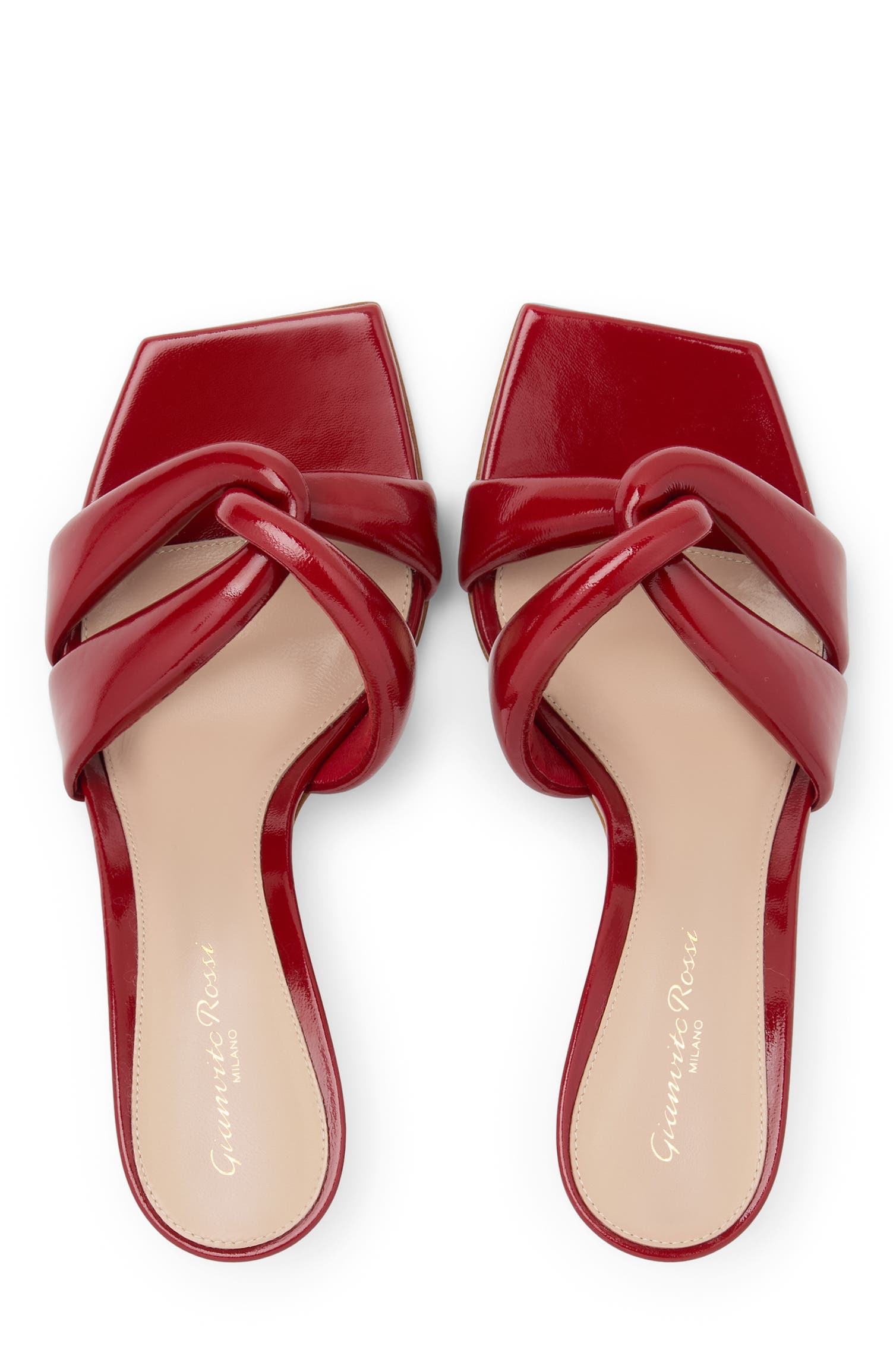 Amour Mules, Alternate, color, Red