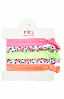 Cara Kids' Assorted 5-Pack Ribbon Ponytail Holders