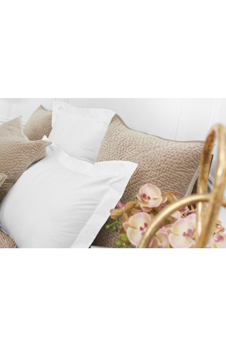 ELISABETH YORK Vela Fawn Cotton Standard Pillow Sham, Alternate, color, Brown