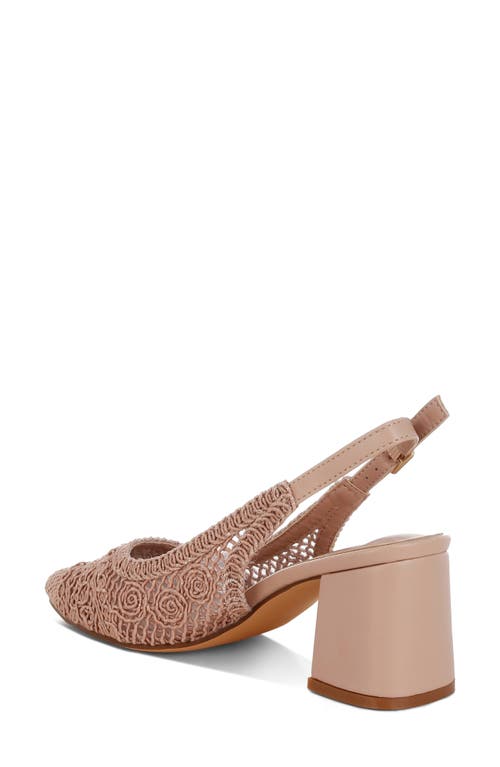 Shop London Rag Tolina Slingback Pump In Blush