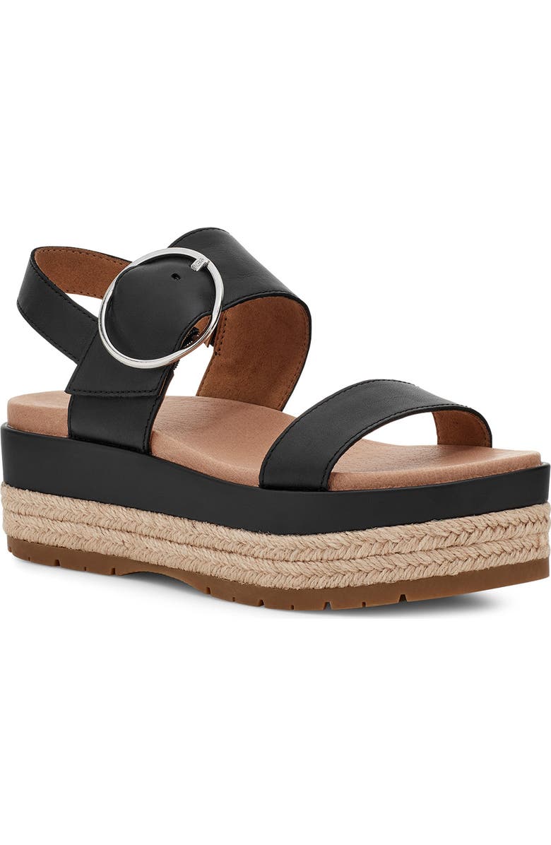 UGG<sup>®</sup> UGG April Espadrille Platform Sandal, Main, color,