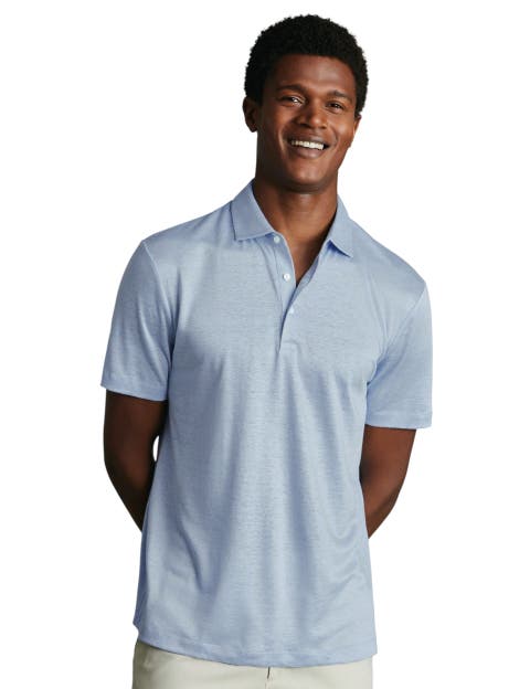 Short Sleeve Linen Polo