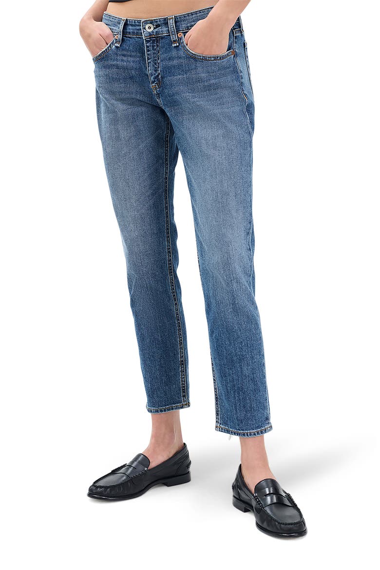Dre Low Rise Slim Boyfriend Jeans, Main, color, JULIENNE