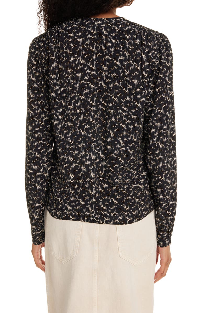 Isabel Marant Étoile Eddy Long Sleeve Top, Alternate, color, 