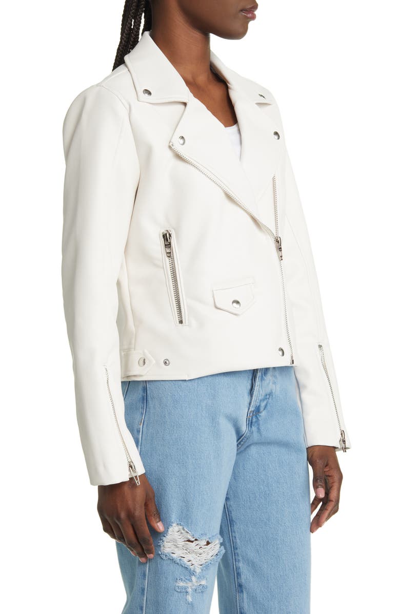 BLANKNYC Faux Leather Moto Jacket, Alternate, color,