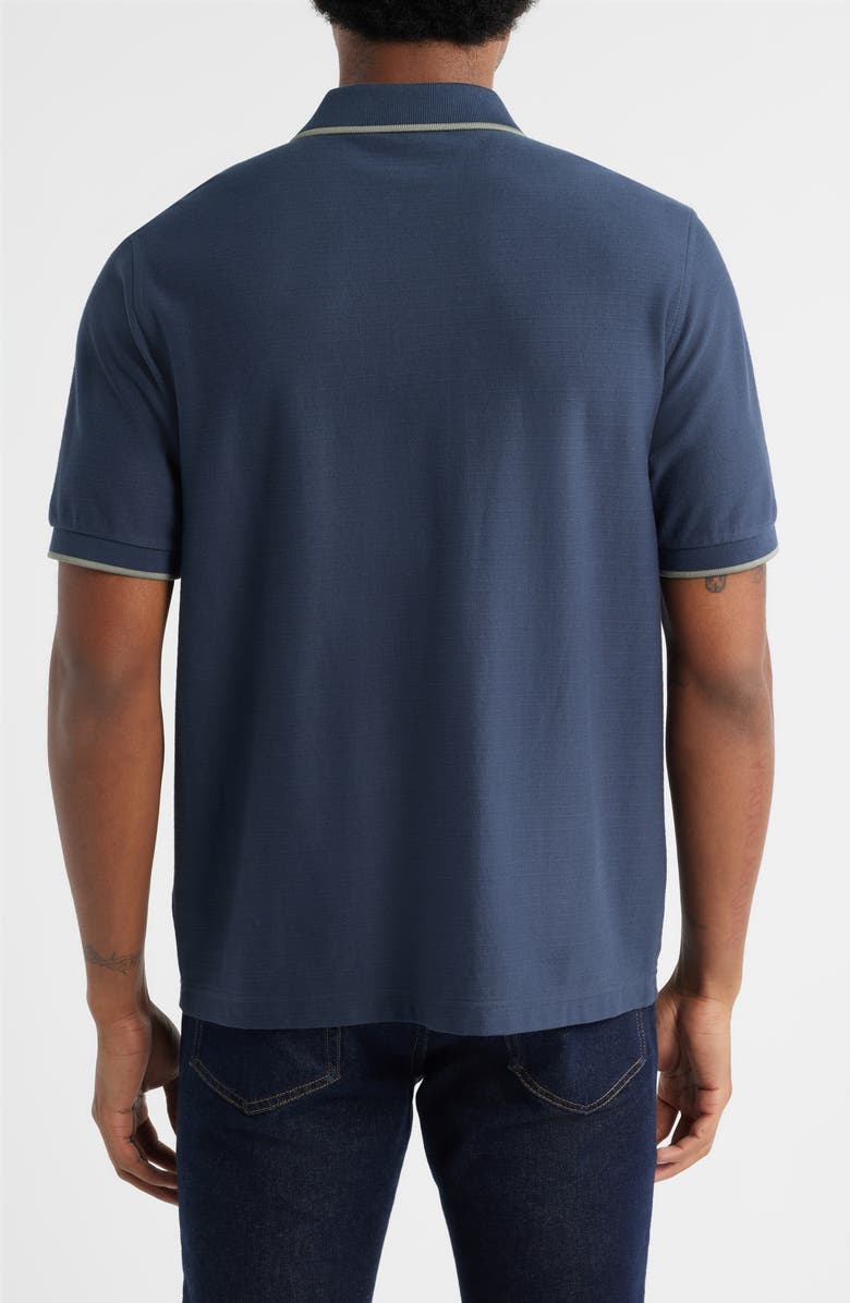 Fred Perry Cotton Piqué Polo, Alternate, color, Dark Airforce