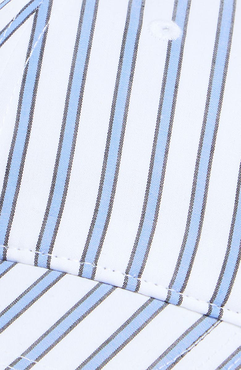 The Accessory Collective Kids' Stripe Adjustable Baseball Cap, Alternate, color, Blue