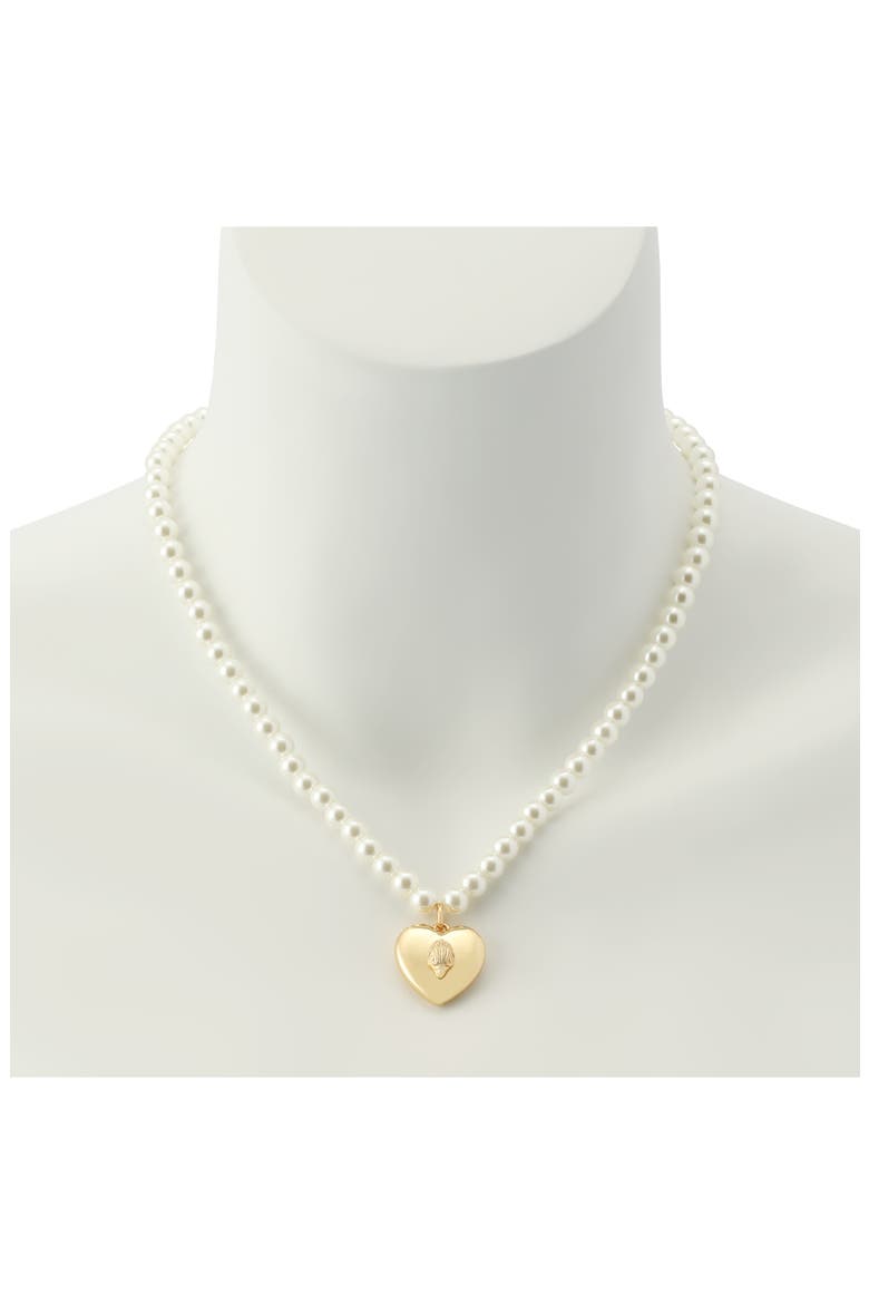 Faux Pearl Eagle Pendant Necklace, Alternate, color, GOLD/ PEARL