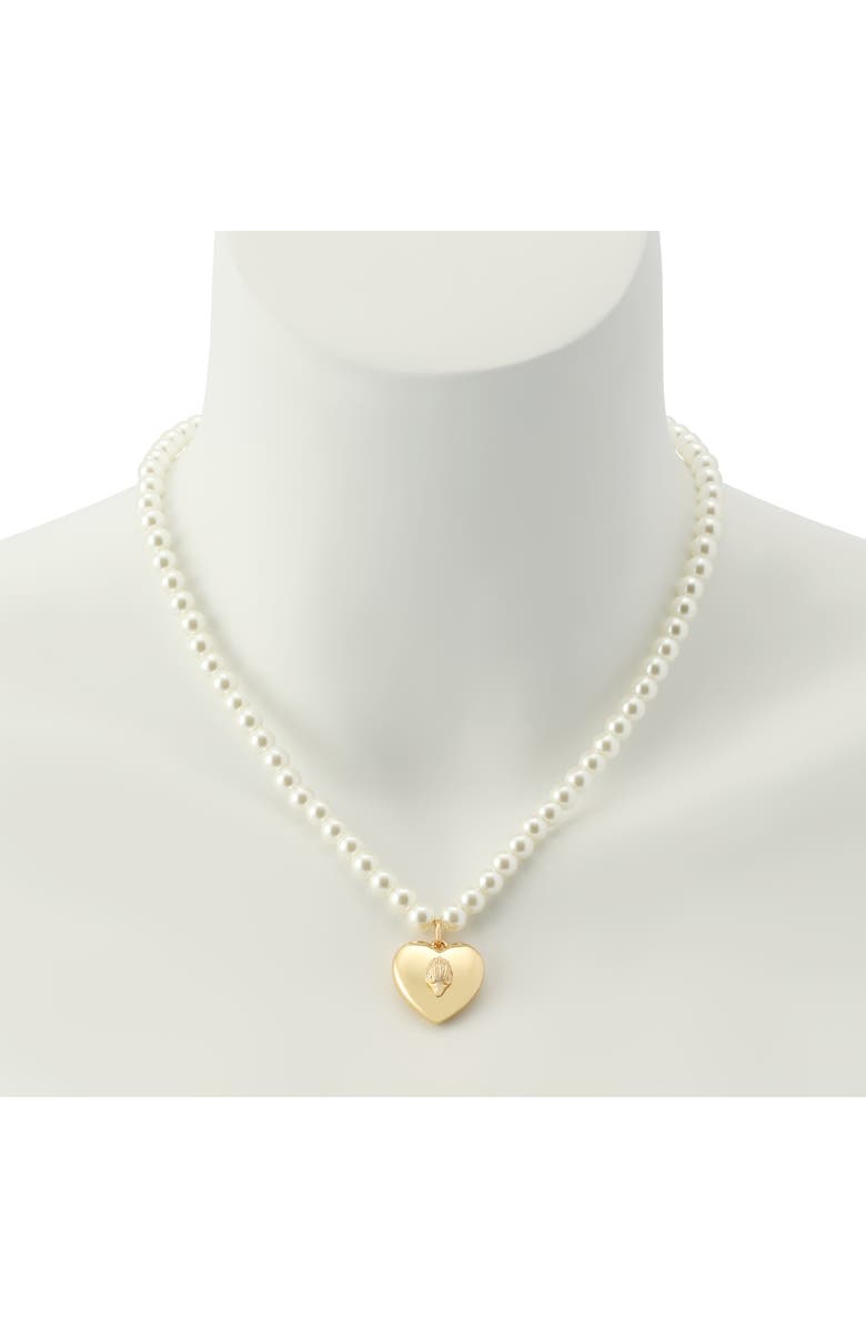 Kurt Geiger London Faux Pearl Eagle Pendant Necklace, Alternate, color, Gold/ Pearl