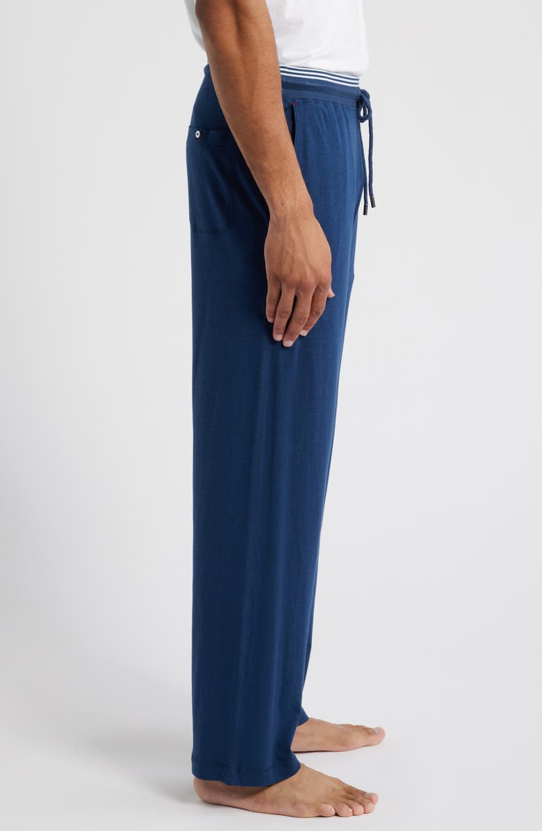 Daniel Buchler Lightweight Cotton Blend Pajama Pants, Alternate, color, 