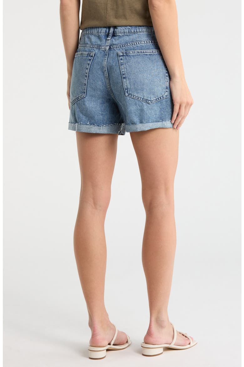 Dylan Cuffed Denim Shorts, Alternate, color, MYLA