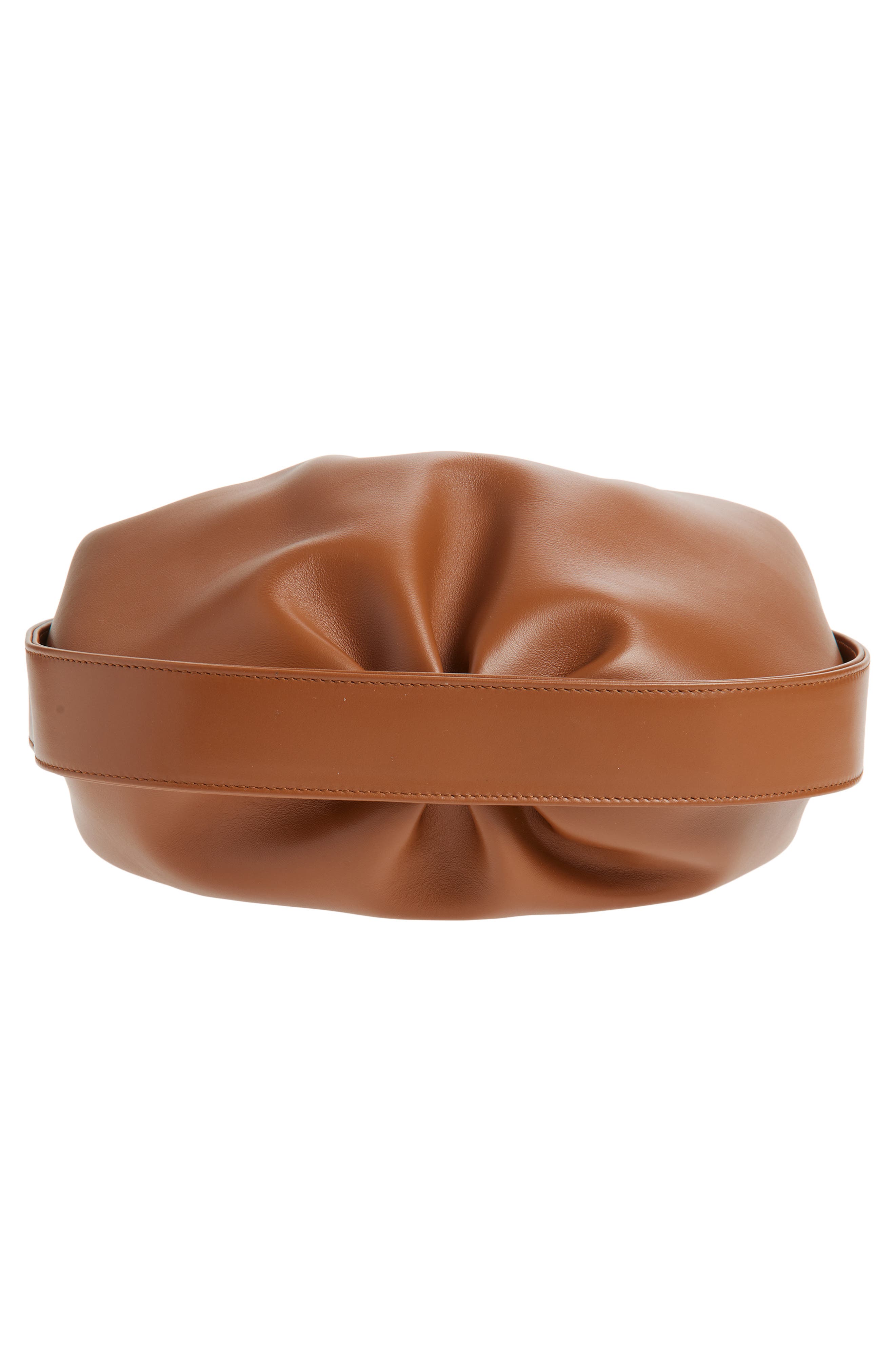 Hug Leather Bucket Bag, Alternate, color, NATURAL RESORT