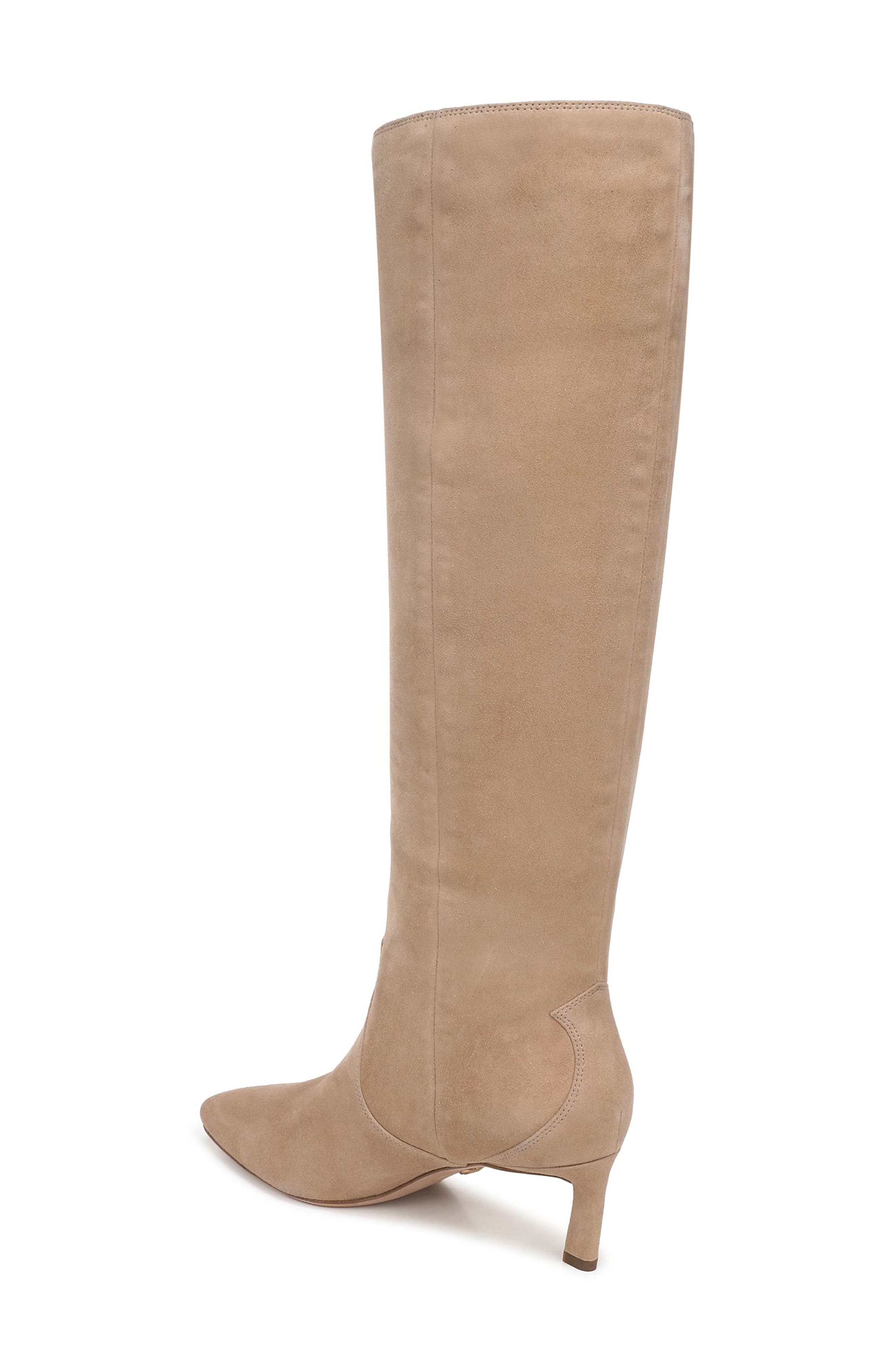 Veronica Beard Kinna Knee High Boot, Alternate, color, Sand