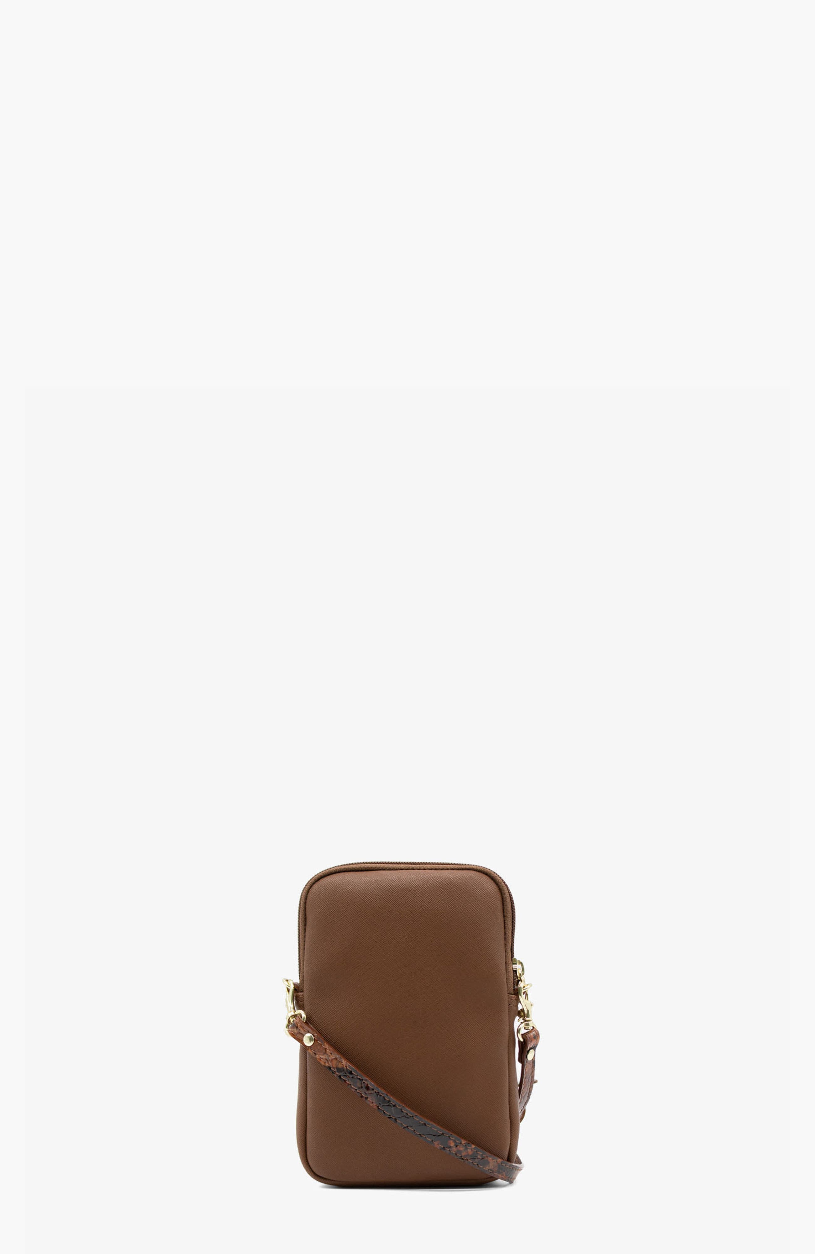 Cherry Blossom 430 Phone Crossbody Bag, Alternate, color, Camel Brown