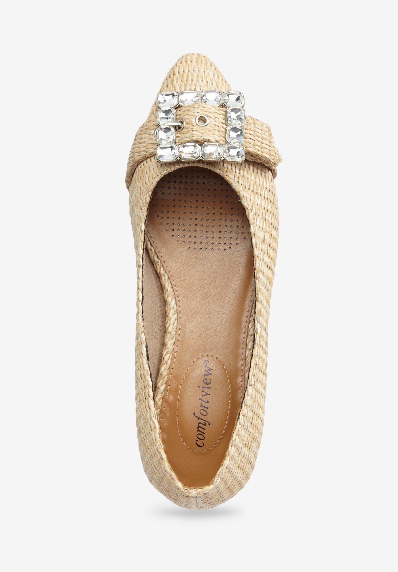The Genessa Slip On Flat, Alternate, color, NATURAL