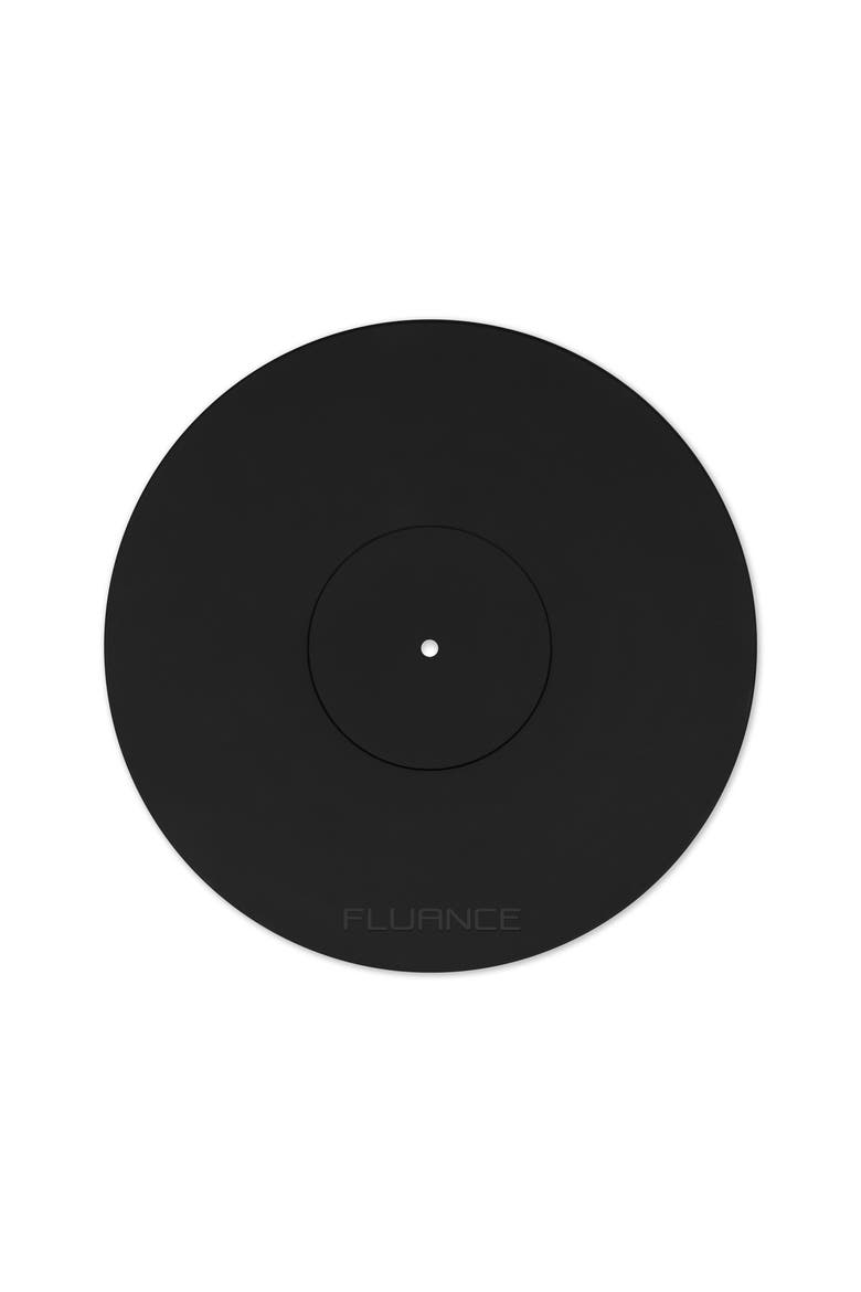 Turntable Platter Mat (Rubber Black) - Audiophile Grade, Alternate, color, Black