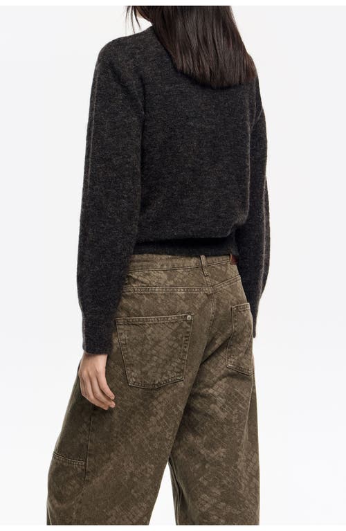 Bimba Y Lola Button-front Balloon-sleeve Cardigan In Multi