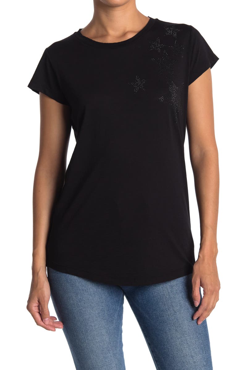 Zadig & Voltaire Star Embellished T-Shirt, Main, color,
