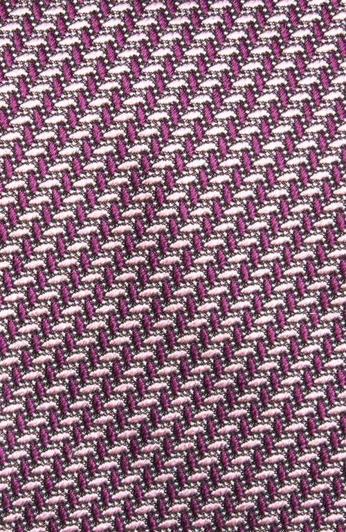 Brioni Geometric Jacquard Silk Tie In Gold