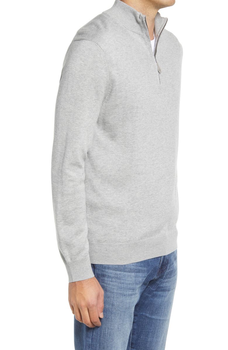 vineyard vines Men's Thaxter Cotton & Cashmere Quarter Zip Pullover, Alternate, color, 