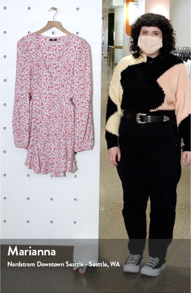 Monna Side Cutout Long Sleeve Minidress, sales video thumbnail