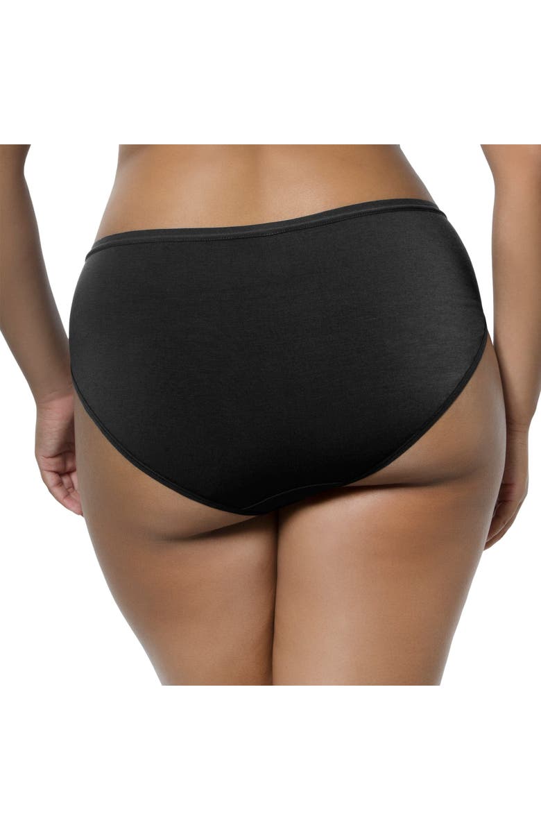 Parfait Cozy Hipster Full Coverage Briefs, Alternate, color, Black
