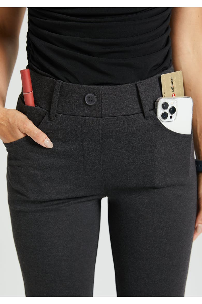 7-Pocket DPYP™ Dress Pant Yoga Pant | Bootcut, Alternate, color, Charcoal