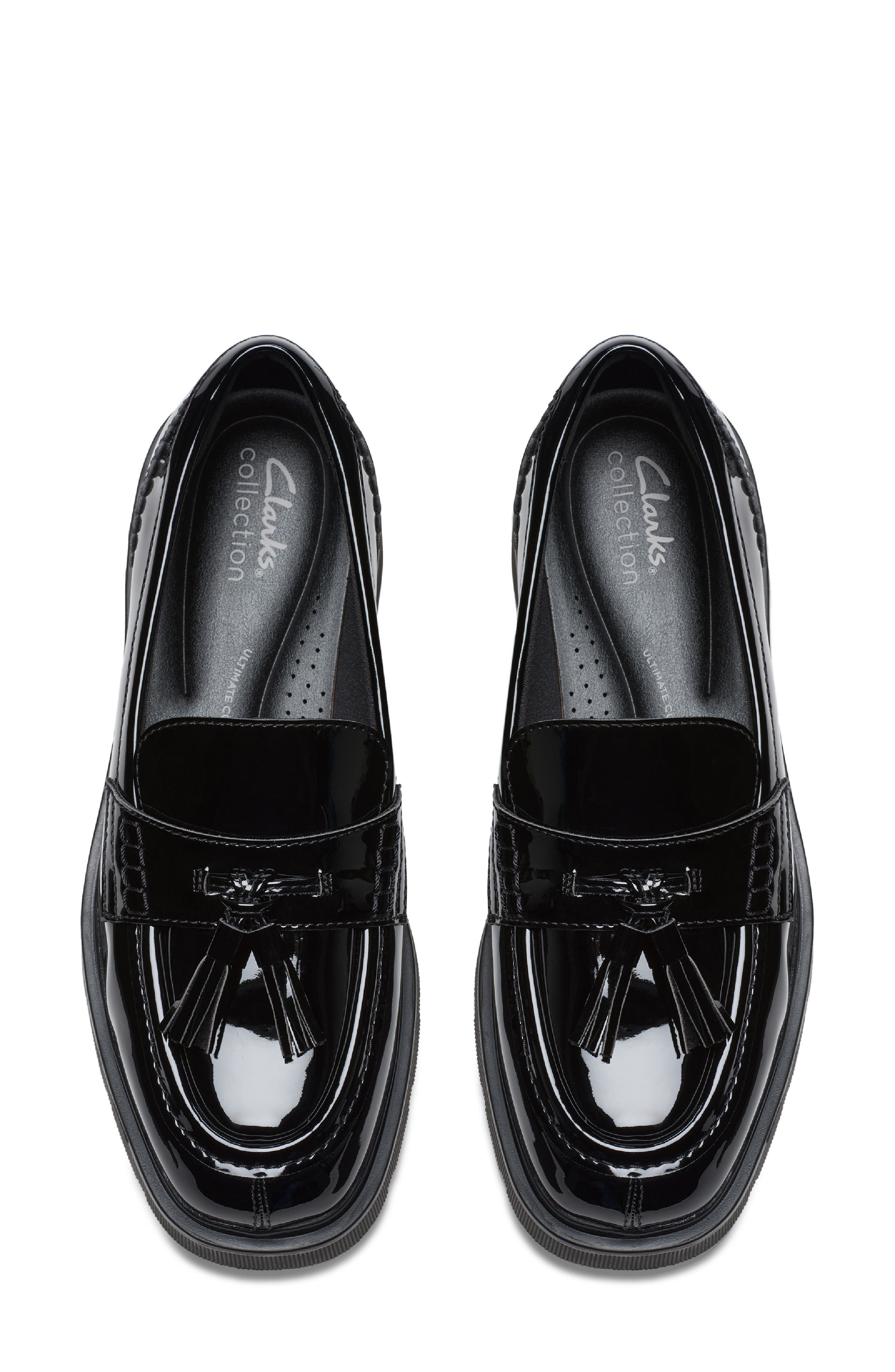 Lauryl Tassel Loafer, Alternate, color, BLACK PATENT