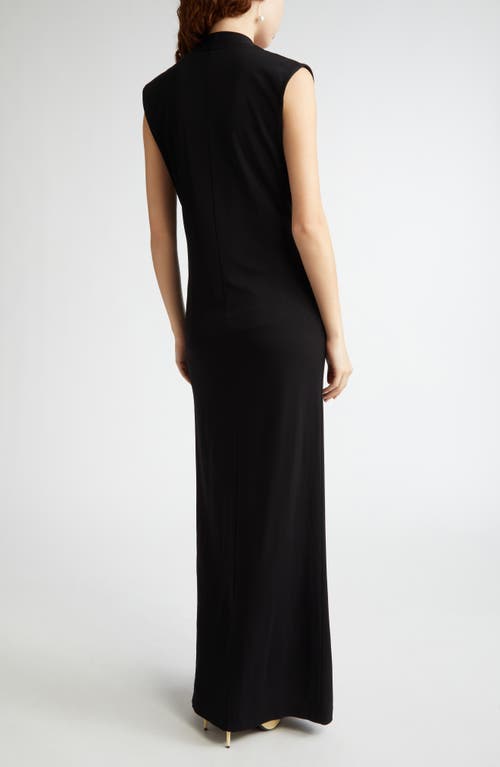 Shop Bite Studios La Nuit Scarf Tie Jersey Dress In Black