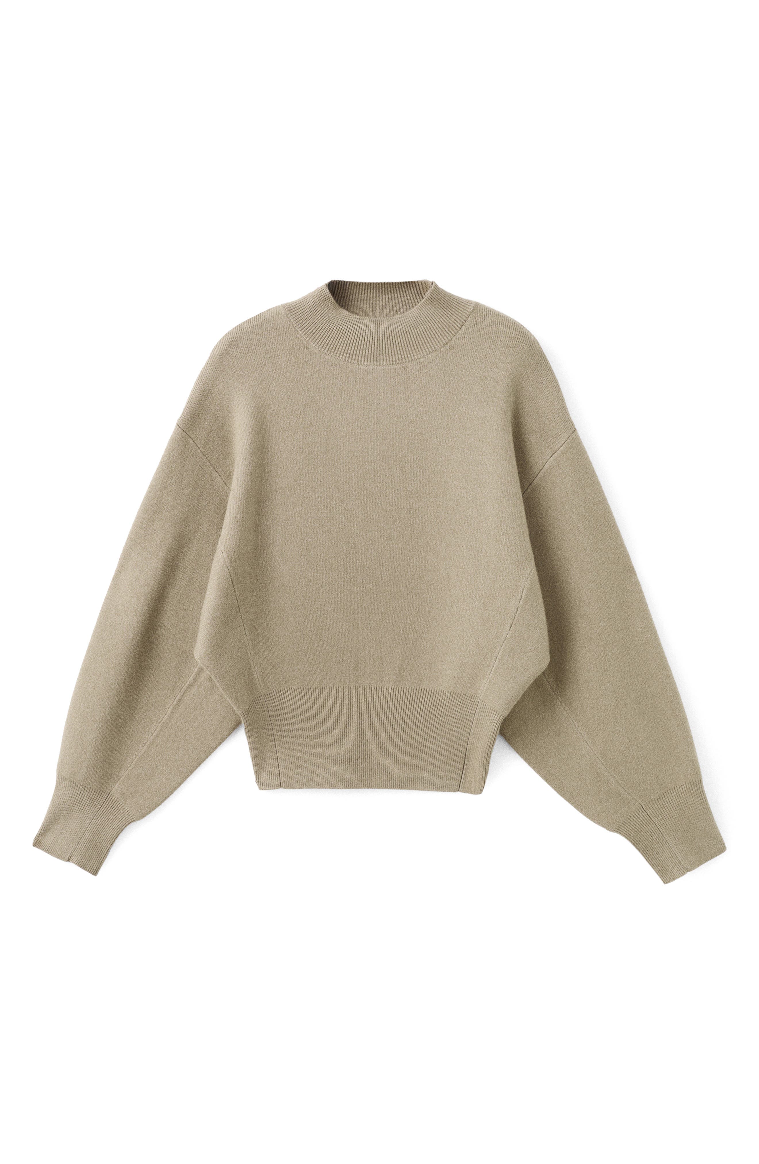 Oversize Mock Neck Sweater - image 2
