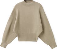 MANGO Ovresize Mock Neck Sweater