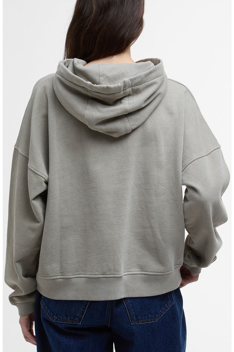 Katie Logo Embroidered Cotton Graphic Hoodie, Alternate, color, WASHED KHAKI