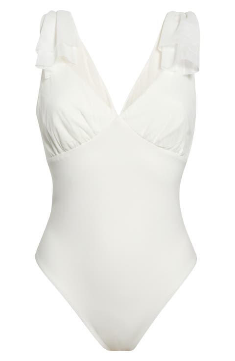 Maelie Bow Shoulder Bodysuit