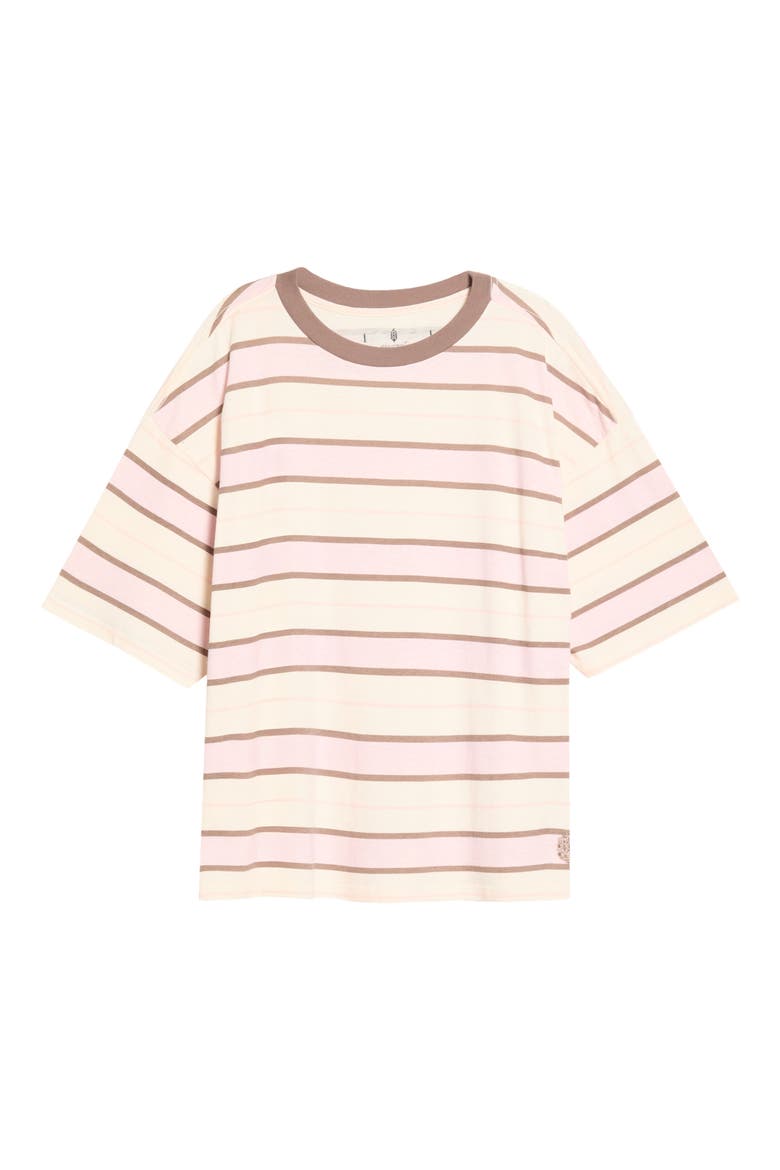 FP Movement Stripe Relaxed Fit Cotton T-Shirt, Alternate, color, BLOOM STRIPE COMBO