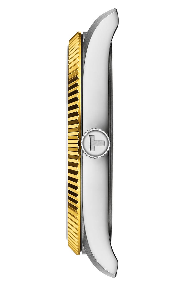 Tissot Ballade Two-Tone Bracelet Watch, 40mm, Alternate, color,