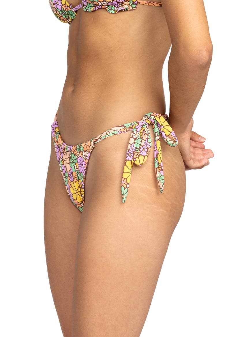 All About Sol Tie Side Bikini Bottoms, Alternate, color, ROOT BEER ALL ABOUT