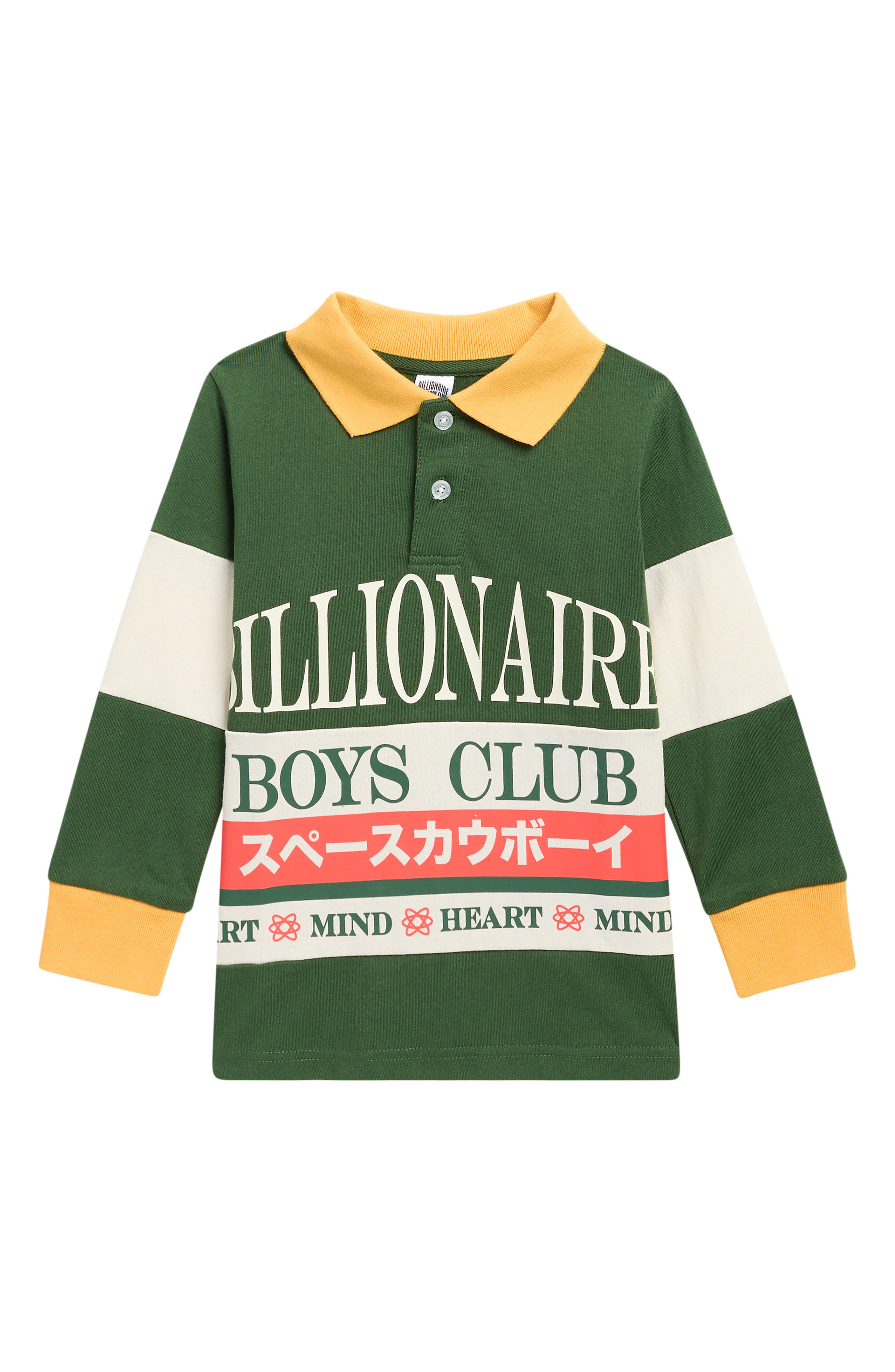 Billionaire Boys Club Kids' Kauboi Long Sleeve Knit Polo