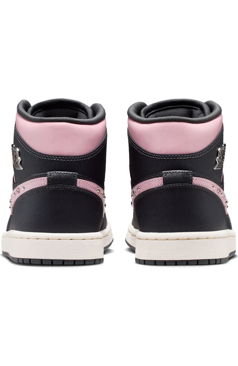 Jordan Air Jordan 1 Mid SE Basketball Sneaker, Alternate, color, Anthracite/ Iced Carmine