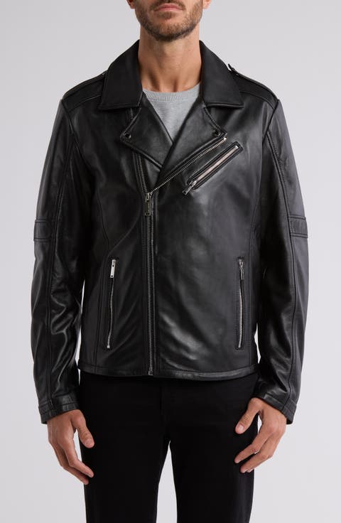 Leather Moto Jacket
