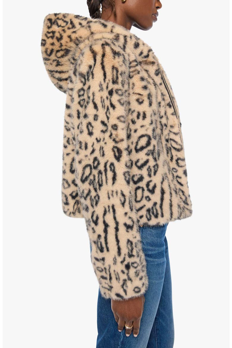 The Hooded Polar Opposite Faux Fur Jacket, Alternate, color, SPOTTED COUNTER CULTURE