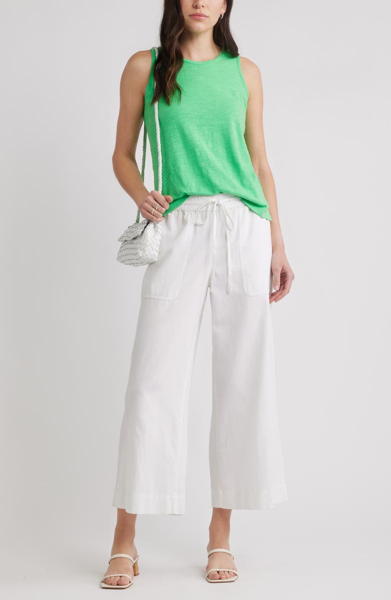 Caslon<sup>®</sup> Scallop Trim Tank, Alternate, color, Green Celtic