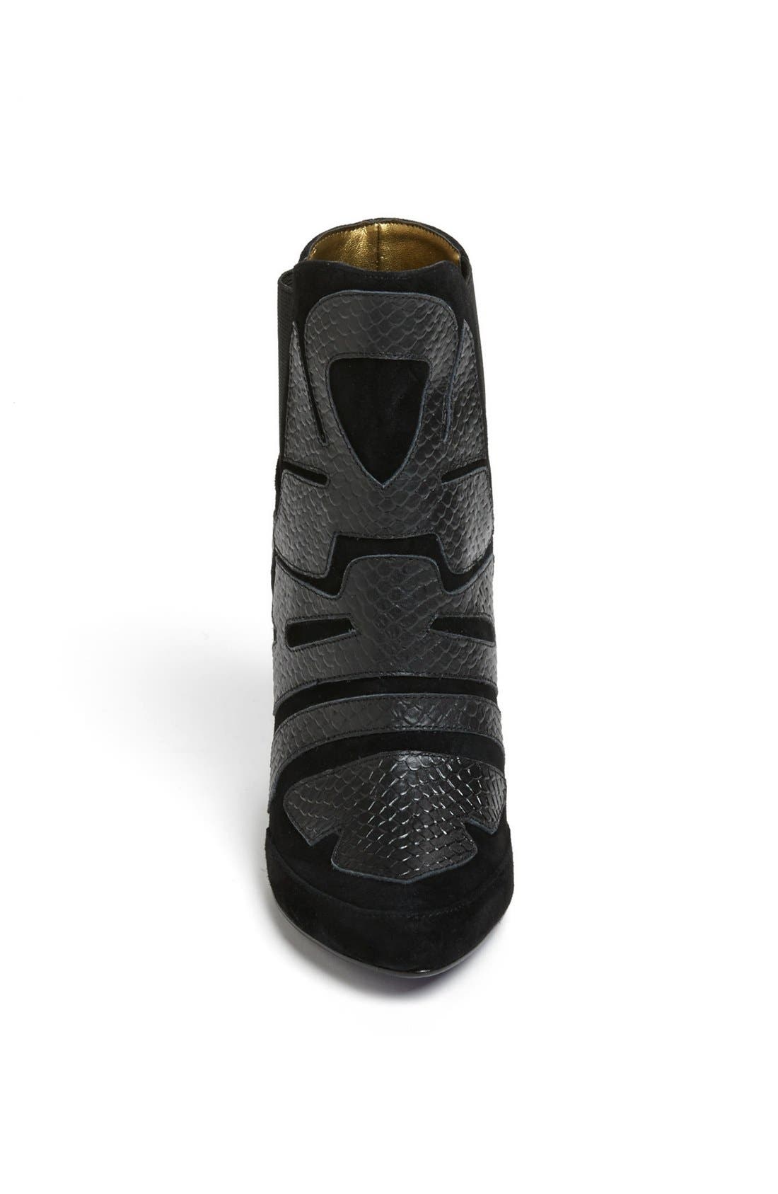 'Mexicana' Bootie, Alternate, color, BLACK