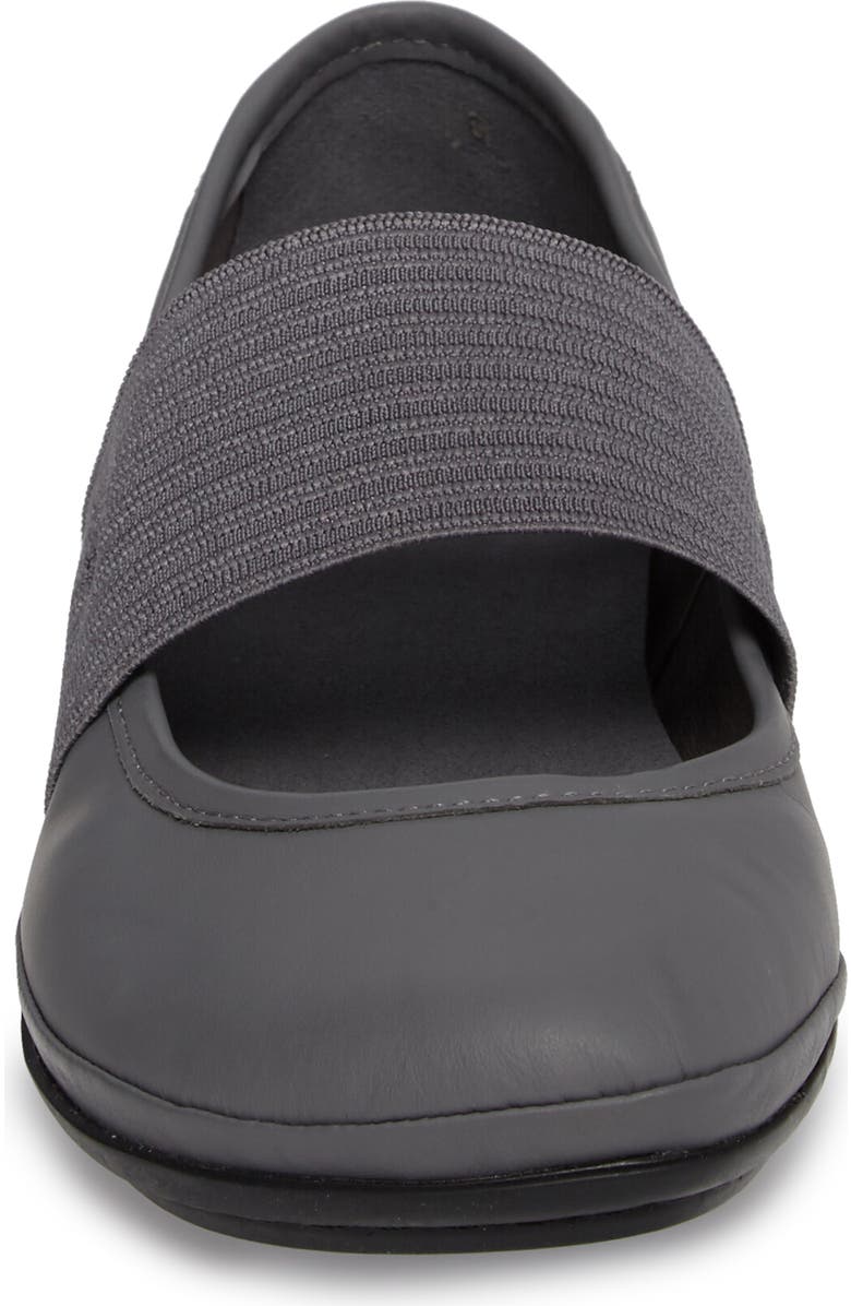 Camper Right Nina Leather Ballerina Flat, Alternate, color,