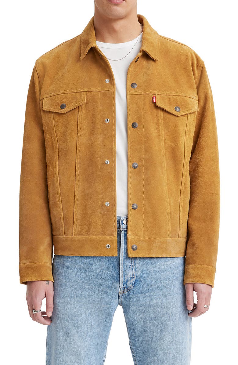 Levi's® Highland Suede Trucker Jacket | Nordstrom