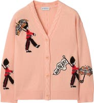 Burberry London Guards Wool Cardigan