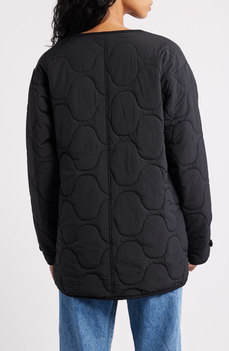 Alpha Industries Reversible ALS/92 Mod Quilted Liner Jacket, Alternate, color, Black