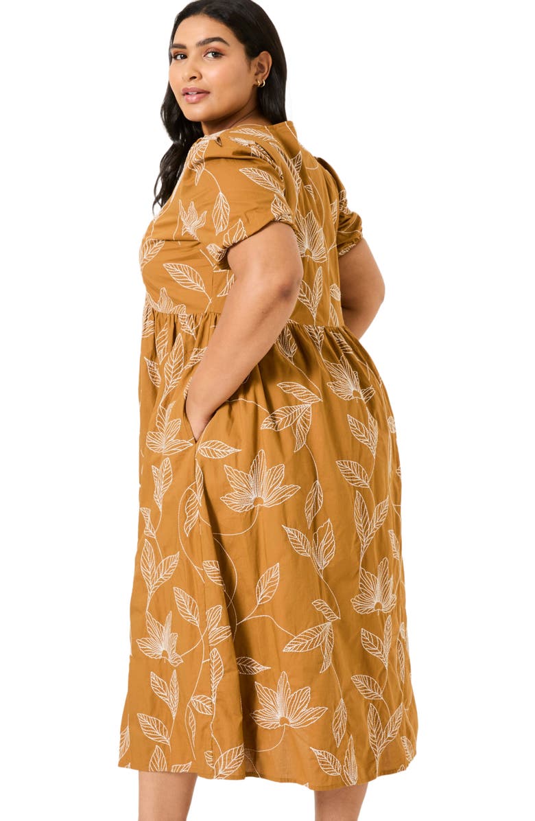 FatFace Plus Size Remi Detail Midi Dress, Alternate, color,